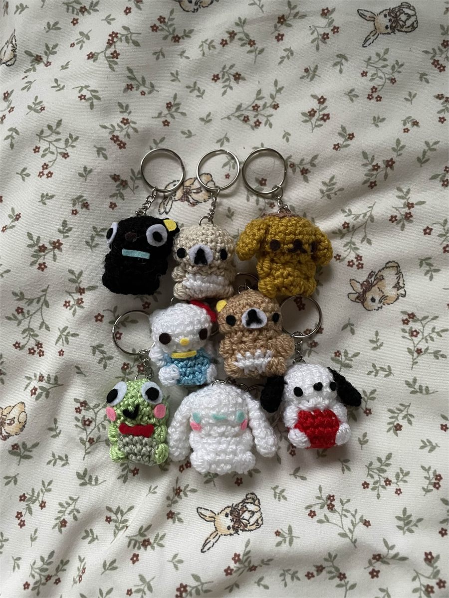 Hi Kitty Friends Keyring