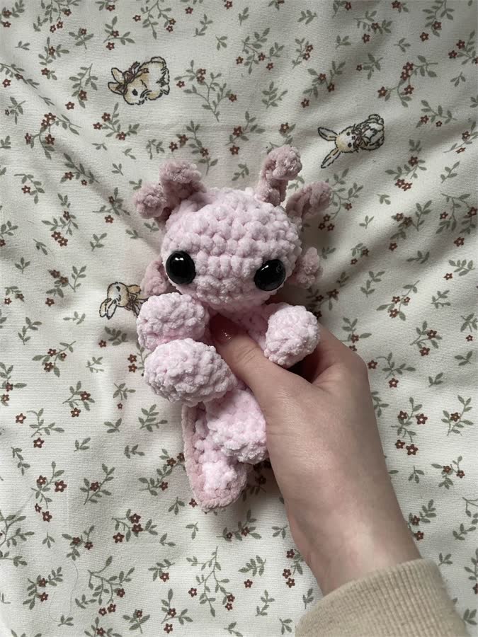 Baby Axolotl Snuggler