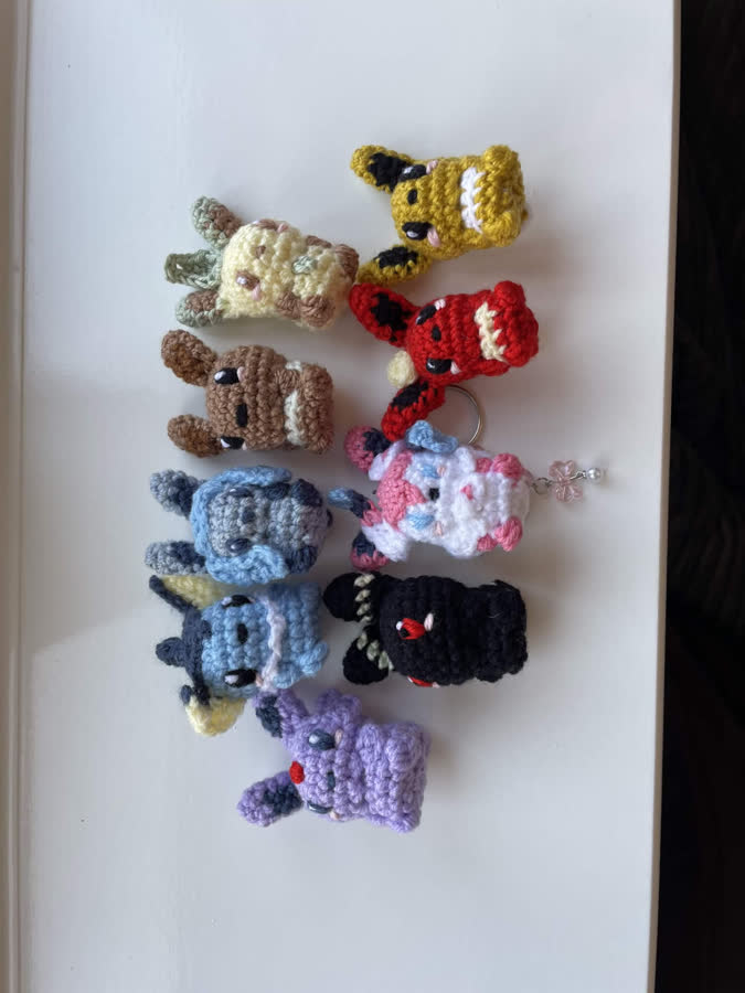 Elements Mini Kitty Keyrings